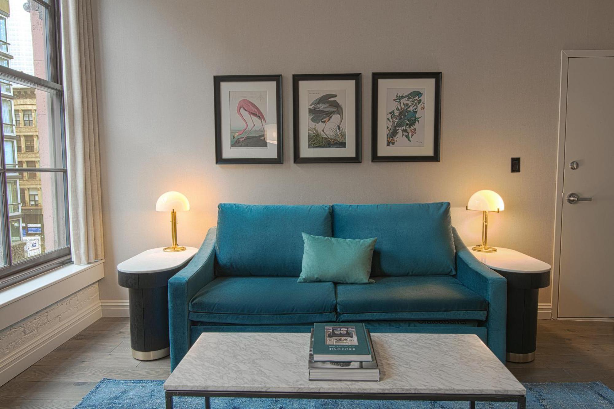 The Frederick Hotel Tribeca New York Exterior photo A living room at the hotel